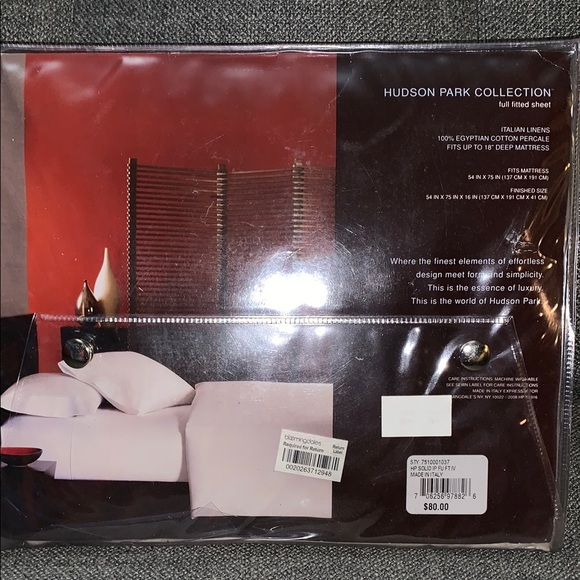 Hudson Park Collection Full Fitted Sheet - Picture 3 of 4